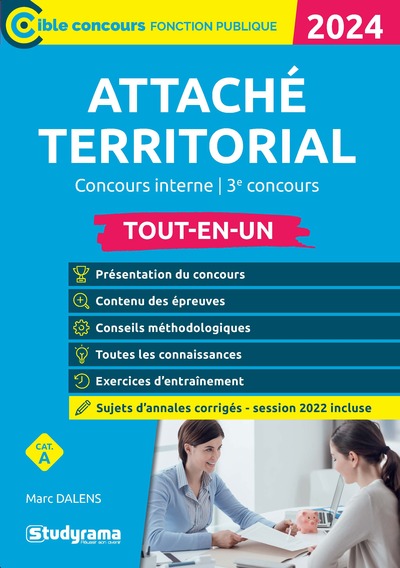 Attaché territorial – Concours interne et 3e concours - Marc Dalens