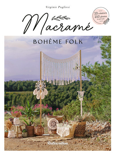 Macramé bohème folk - Virginie Pugliesi