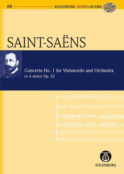 Concerto Pour Violoncelle Et Orchestre N° 1 En La Mineur, Op. 33. Cello And Orchestra. Partition D'Étude. - Camille Saint-Saëns