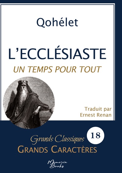 L'Ecclésiaste en grands caractères - Ernest Renan