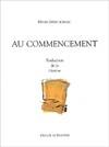 Au commencement - Henri Meschonnic