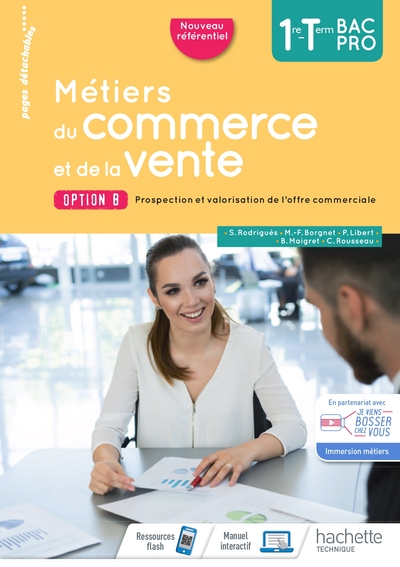 Métiers Du Commerce Et De La Vente Option B 1re/Term Bac Pro - Cahier De L'Élève- Éd. 2020