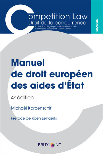 Manuel De Droit Européen Des Aides D'État