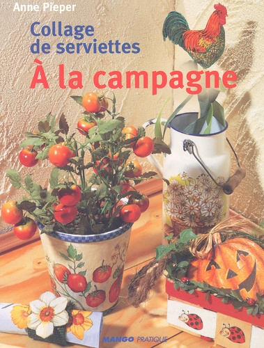 Collage de serviettes, à la campagne