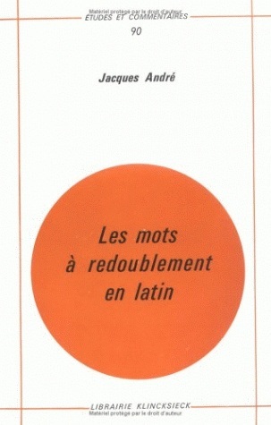 Les Mots à redoublement en latin