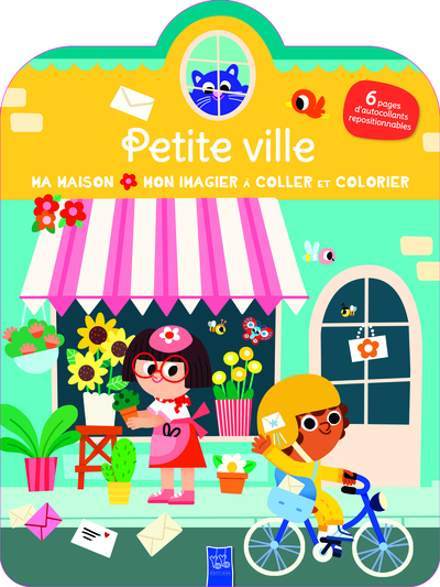 La Petite Ville Coller Colorier, Ma Maison, Mon Imagier À Coller Et À Colorier