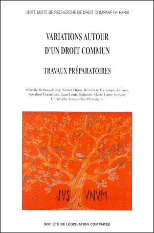 Variations autour d'un droit commun