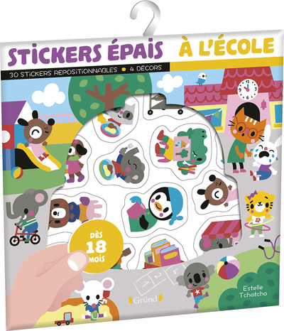 Stickers épais - À l'école