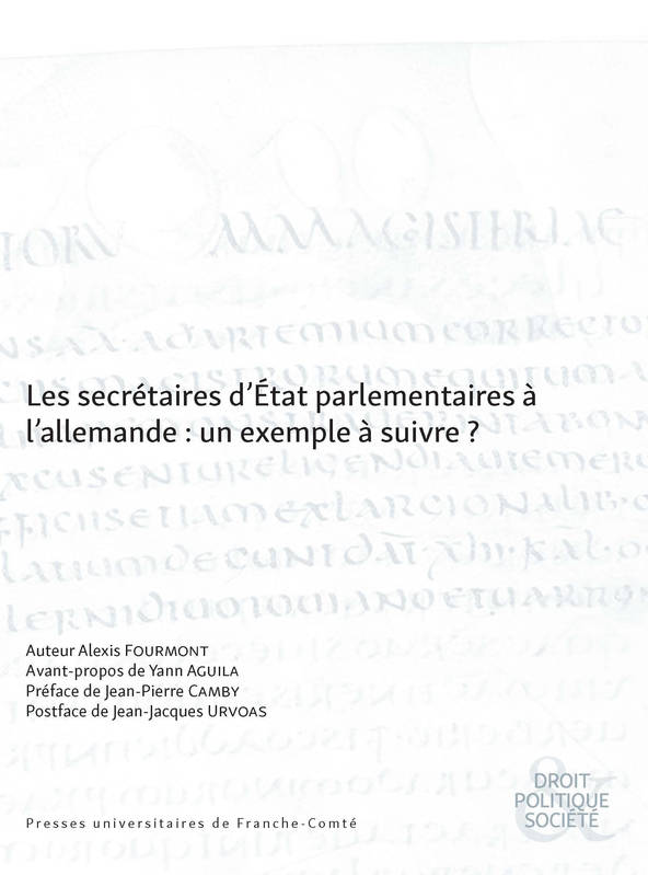 Les Secretaires D'Etat Parlementaires A L'Allemande : Un Exemple A Suivre ?