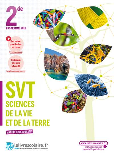 SVT, sciences de la vie et de la terre 2de