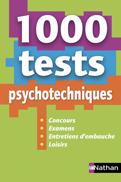 1 000 Tests psychotechniques - 2019 - Élisabeth Simonin