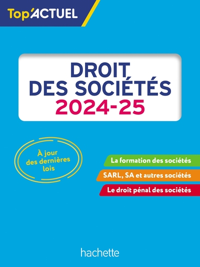 Top'Actuel Droit des sociétés 2024-2025