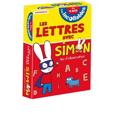 Les incollables - Les lettres avec Simon - Jeu d'observation - Lucie Dumont