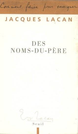 Des Noms-du-Père - Jacques Lacan