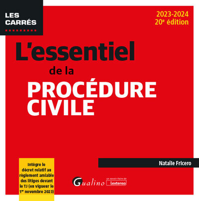 L'essentiel de la procédure civile - Natalie Fricero