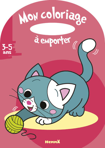 Mon coloriage à emporter (3-5 ans) (Chat)