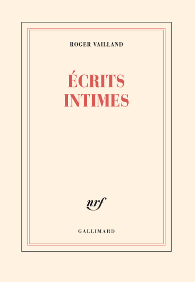 Écrits intimes