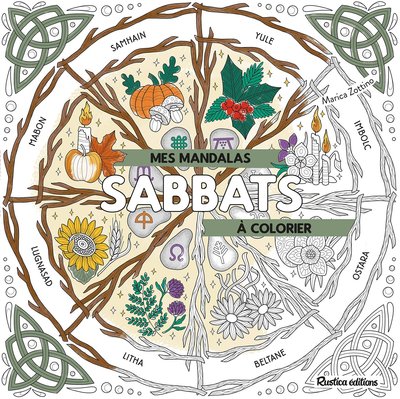 Mes mandalas Sabbats à colorier