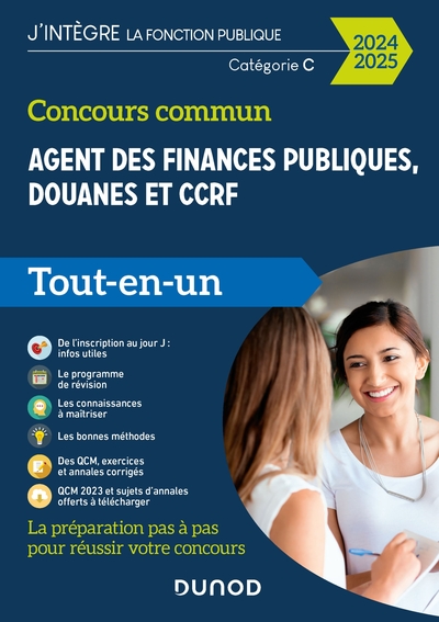 Concours Commun Agent Des Finances Publiques, Douanes Et Ccrf - 2024-2025, Catégorie C - Tout-En-Un