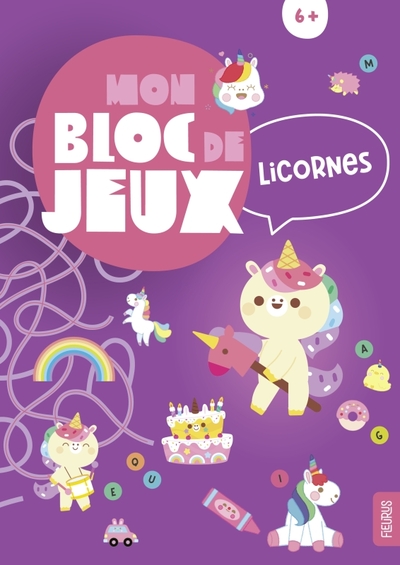 Mon bloc jeux licornes - Dérodit, Clémentine