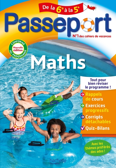 Passeport - Maths - De la 6e à la 5e - Cahier de vacances 2024 - Philippe Rousseau