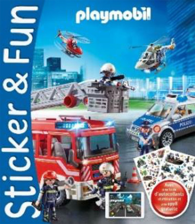 Playmobil - Pompiers Sticker And Fun - 2 En 1