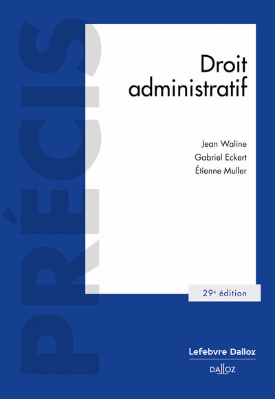 Droit administratif 29ed - Jean Waline