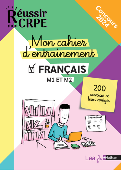 Mon cahier d'entrainement Français - M1 M2 - Concours 2023 et 2024