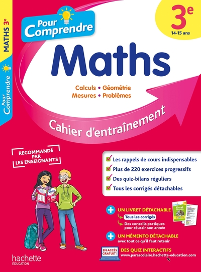 Pour Comprendre Maths 3e - Philippe Rousseau, Nicolas Clamart