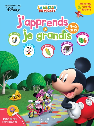 Disney - Mickey - J'apprends et je grandis - Moyenne Section - Grande Section