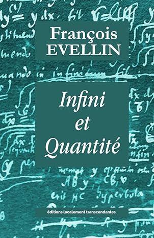 Infini et Quantité