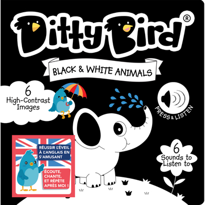 Ditty Bird - Black And White Animals.