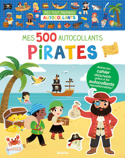 Mes Tout Premiers Autocollants - 500 Autocollants - Les Pirates