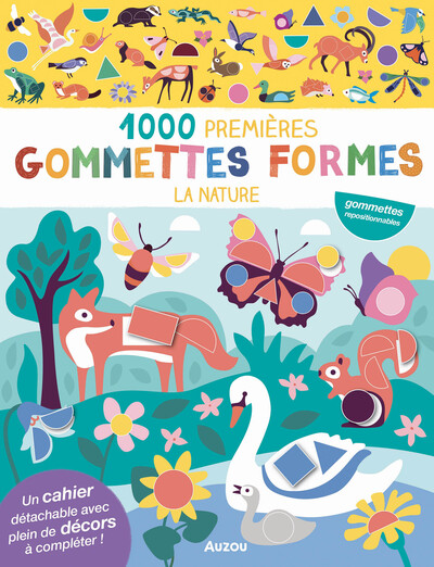 La nature : 1.000 premières gommettes formes