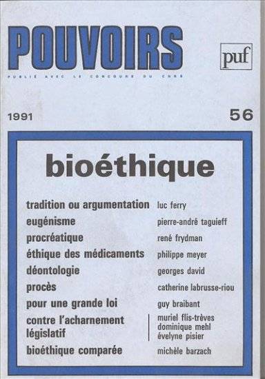 Pouvoirs N° 56 Volume 56