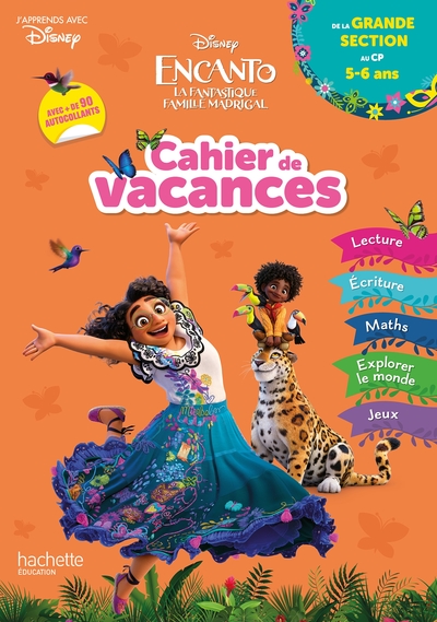 Disney - Encanto - De la Grande Section au CP - Cahier de vacances 2024 - Cécile Vibaux