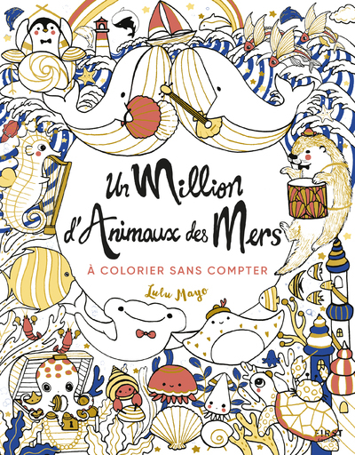 Un Million D'Animaux Des Mers À Colorier Sans Compter