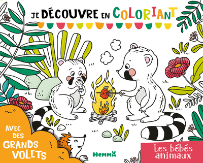 Je découvre en coloriant - Les bébés animaux