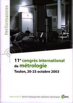 11e Congrès international de métrologie - Toulon, 20-23 octobre 2003 - Congrès international de métrologie