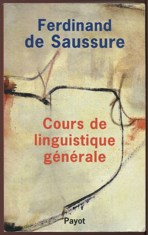 Cours de linguistique générale