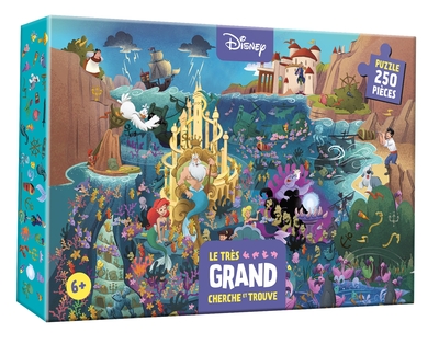 DISNEY - Coffret Le très grand Cherche et Trouve - Puzzle 250 pièces - Xxx