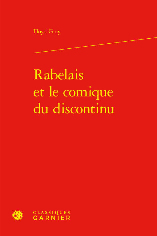 Rabelais et le comique du discontinu