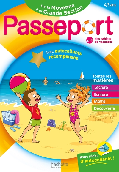 Passeport Maternelle - De La Moyenne Section À La Grande Section (4-5 Ans) - Cahier De Vacances 2025