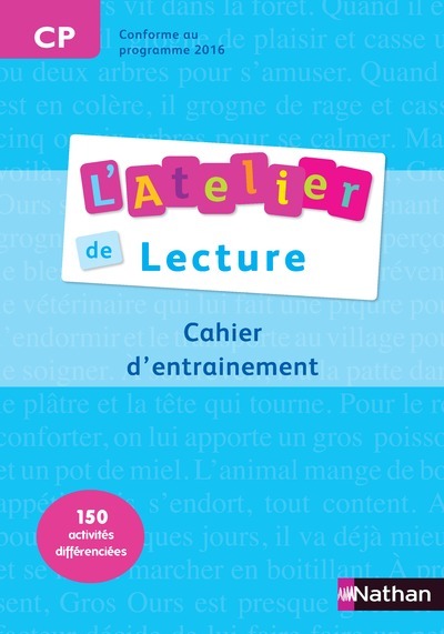 L'Atelier De Lecture - Cahier Entrainement - Cp