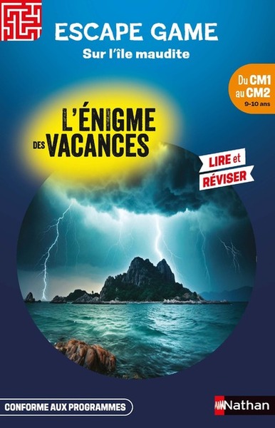 Enigme des vacances Escape game du CM1 au CM2 - Sur l'île maudite