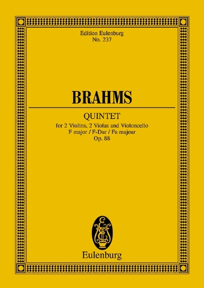 Eulenburg Miniature Scores Volume 88