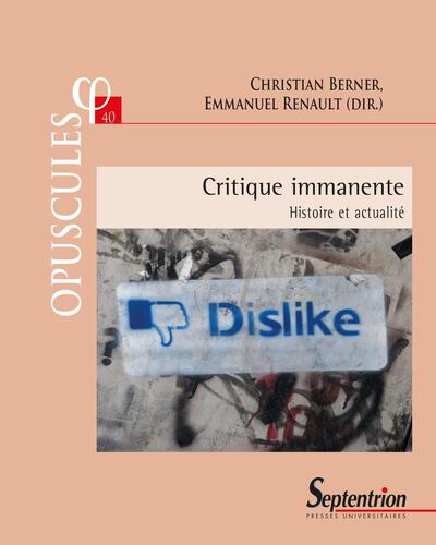 Critique immanente - Christian Berner