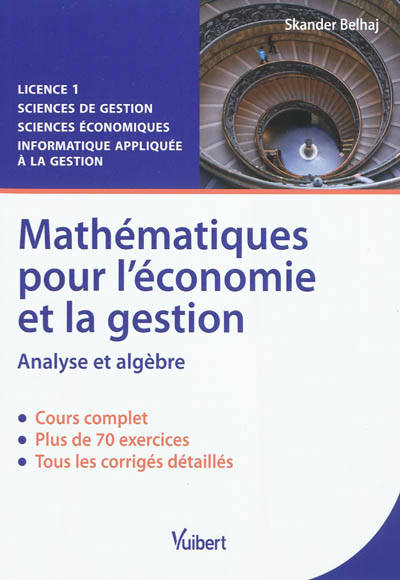 Mathématiques pour l'économie et la gestion