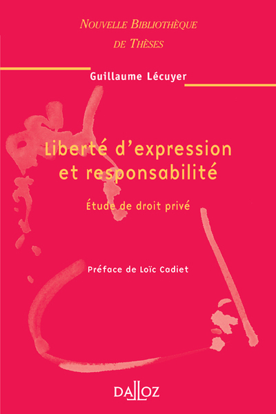 Liberté d'expression et responsabilité. Volume 56