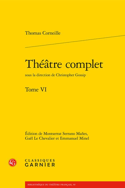 Théâtre complet Volume 6 - Christopher J. Gossip